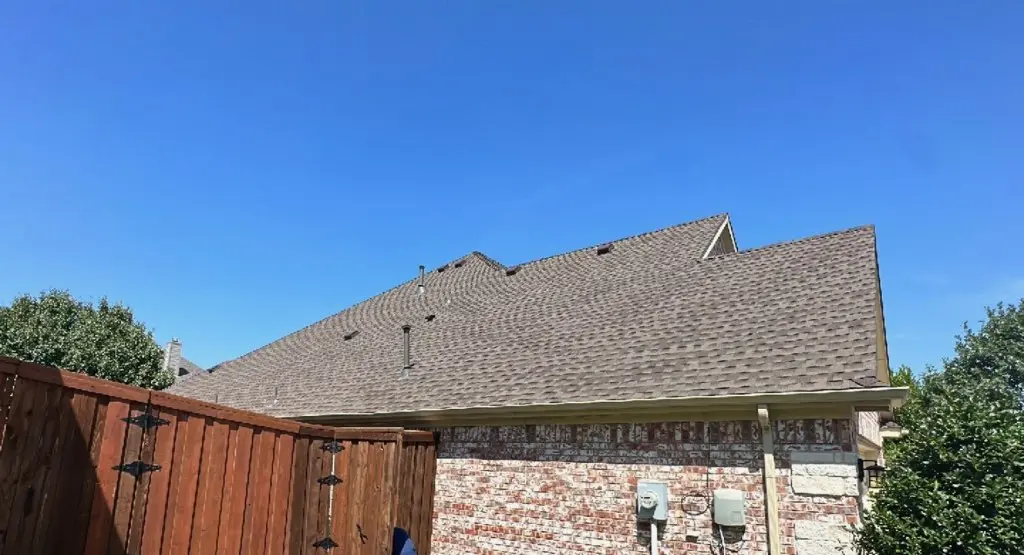 Completed roof replacement project in Kettering